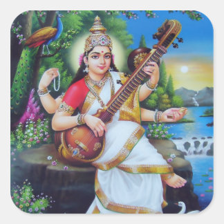 Saraswati Stickers - Versie 3