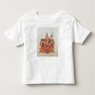 Saratheswae, hindoe godin van het leren kinder shirts