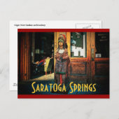 Saratoga Cigar Store Briefkaart (Voorkant / Achterkant)