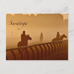 Saratoga - Riders in the Haze of Sunrise Briefkaart