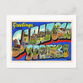 Saratoga Springs New York NY Large Letter Briefkaa Briefkaart (Voorkant)