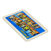 Saratoga Springs New York NY Oud reissouvenir Magneet (Rechterzijde)