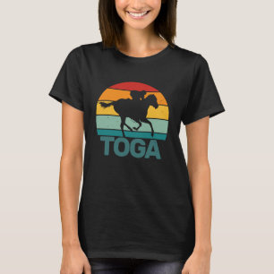 Saratoga Springs New York Toga Horse Racing 2 T-shirt