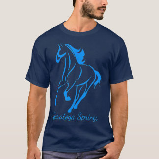 Saratoga Springs Upstate New York Horse Racing T-shirt