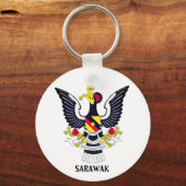 Sarawak Wapenmunt - MALAYSIA Sleutelhanger (Voorkant)