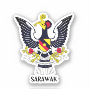 Sarawak Wapenmunt - MALAYSIA Sticker