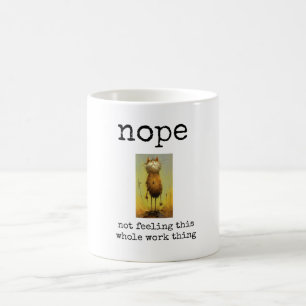 Sarcasique, Drôle, Travail, Tasse à café