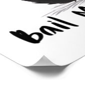 Sarcasm & Attitude Funny Cat Lover Gift  Poster (Hoek)