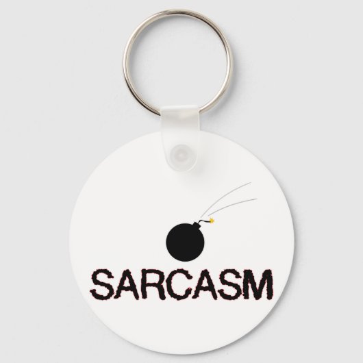 Sarcasm Bombed Sleutelhanger (Voorkant)