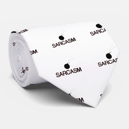 Sarcasm Bombed Stropdas (Opgerold)