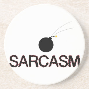 Sarcasm Bombed Zandsteen Onderzetter