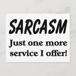 Sarcasm Briefkaart