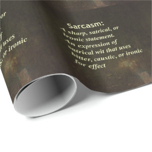 Sarcasm Cadeaupapier