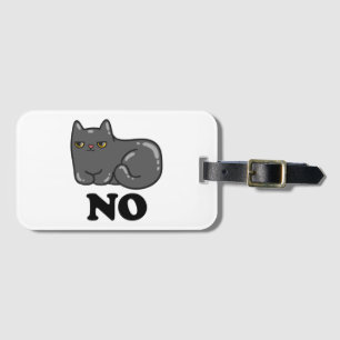Sarcasm Cat Bagagelabel