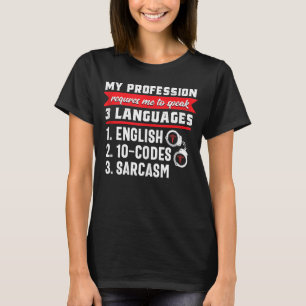 Sarcasm Correction Nurse RN Gevangenisverpleegkund T-shirt