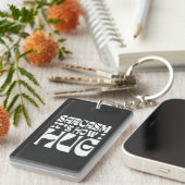 Sarcasm Het is hoe ik Funny Sarcastic Humor versta Sleutelhanger (Voorkant Rechts)