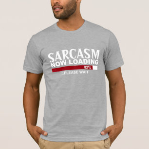 SARCASM LAADT nu leuk GRAFISCH T-shirt