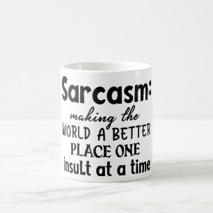 Sarcasm maakt de wereld beter koffiemok