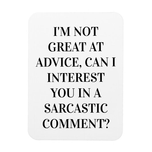 SARCASM MAGNEET (Verticaal)