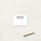 sarcasm post-it® notes (Op bureau)