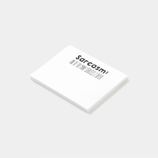 sarcasm post-it® notes (Schuin)