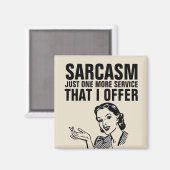 SARCASM RETRO MAGNET FEMME (Recto/Verso)