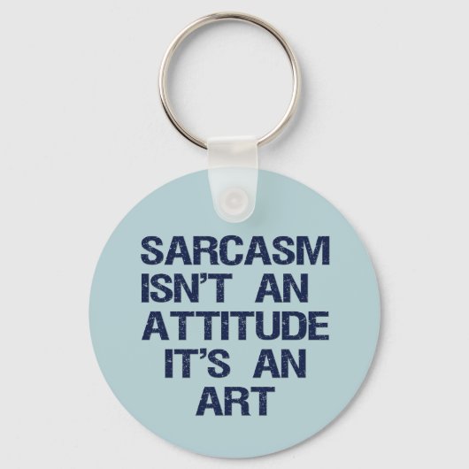Sarcasm Sleutelhanger (Voorkant)