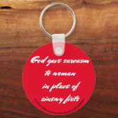 "Sarcasm" Sleutelhanger (Voorkant)