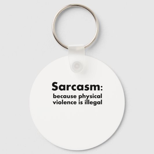 Sarcasm Sleutelhanger (Voorkant)