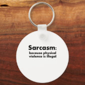 Sarcasm Sleutelhanger (Voorkant)