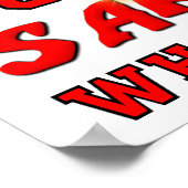 Sarcasm Super Power Poster drôle (Coin)