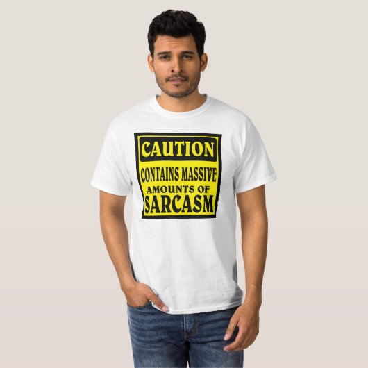 SARCASM T-SHIRT (Voorkant volledig)