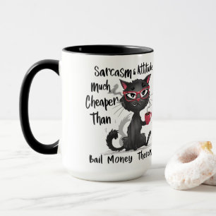 Sarcasme & Attitude Grappig Cateigenaar Geschenk Mok