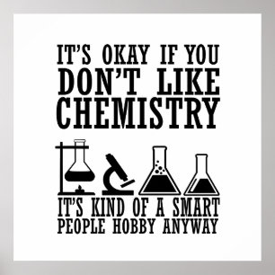 sarcasme chemie poster