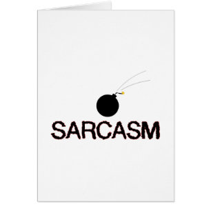 Sarcasme gebombardeerd