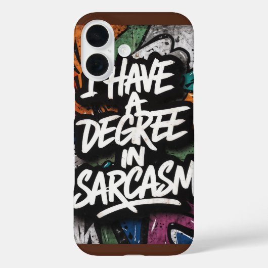 Sarcasme grappig citaat Case-Mate iPhone case (Achterkant)