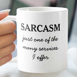 Sarcasme Grappig citaat Koffiemok
