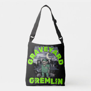 Sarcasme Graveyard Gremlin - Zombie Night Shift Me Crossbody Tas