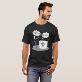 Sarcasme Ik haat mijn werk echt tandenborstel toil T-shirt (Voorkant volledig)