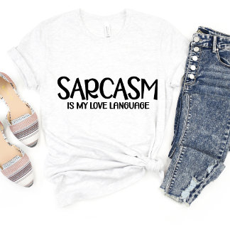 Sarcasme is mijn liefde.. Grappig Meme T-shirt