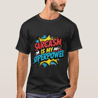 Sarcasme is mijn superkracht vrienden vintage t-shirt