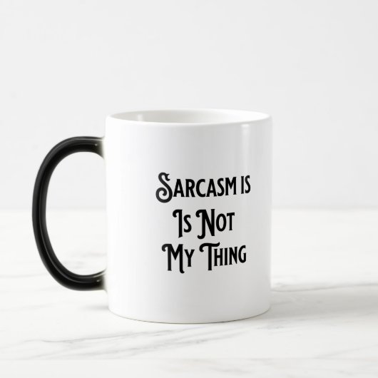 Sarcasme is niet mijn ding Job Humor Coffee Mok (Links)