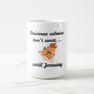 Sarcasme Kerst witte katoenen kussen Koffiemok
