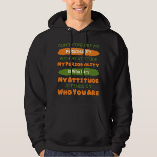Sarcasme Lover Grappig Verwar mijn persoonlijkheid Hoodie