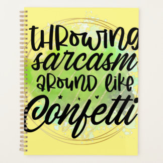 sarcasme omdraaien als confetti planner