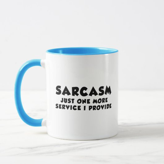 Sarcasme Service Café Mug (Gauche)