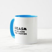 Sarcasme Service Café Mug (Devant gauche)