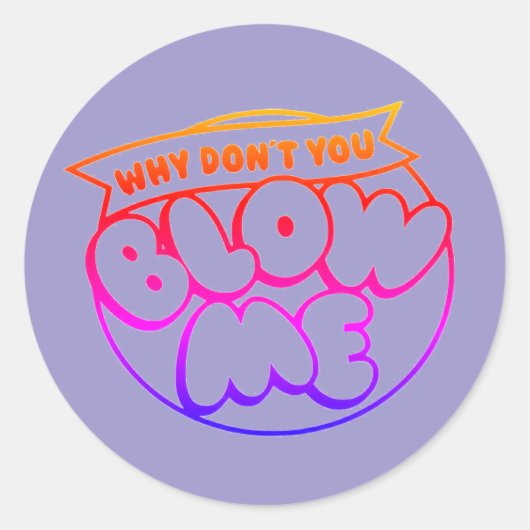 Sarcasme sticker (Voorkant)