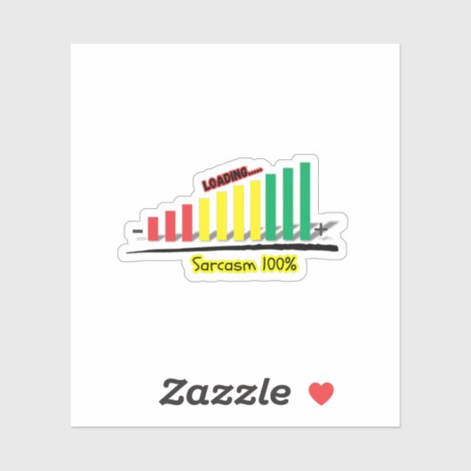 sarcasmemeter sticker (Vel)