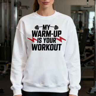 Sarcasmo T-shirt voor gewichtheffen in de sportsch